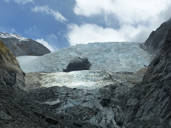 The jagged surface of the Franz Josef Glacier, Nov 2015